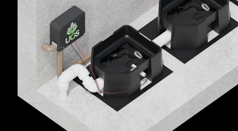 Floreira Autoirrigável - Detalhe do Sistema de Autoirrigação por Capilaridade