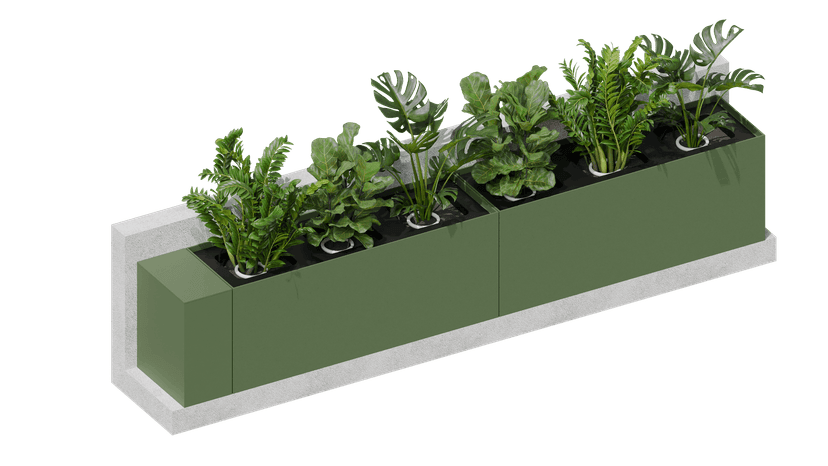Floreira Modular Plástica - Sistema 1