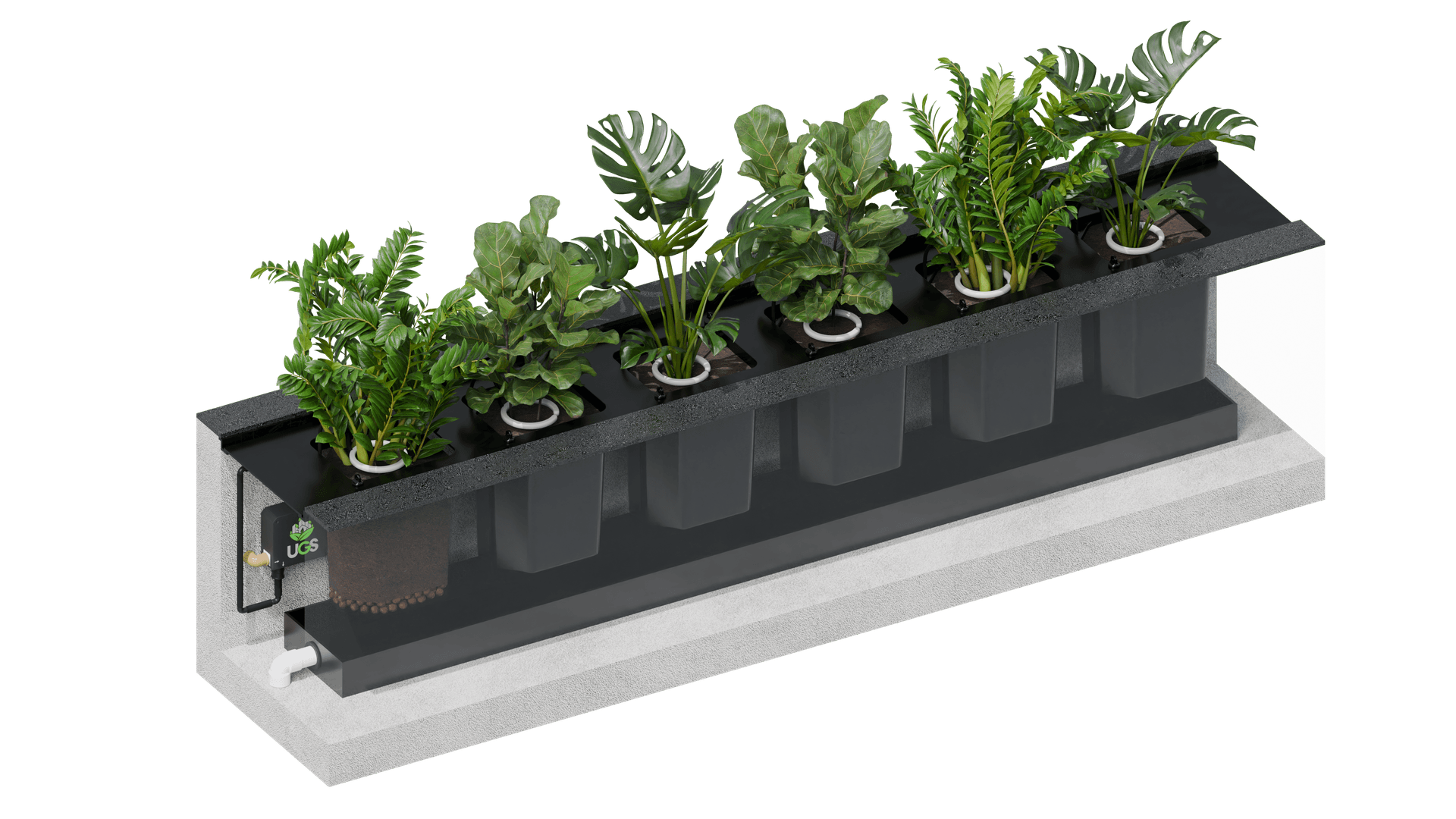 Floreira por Gotejamento